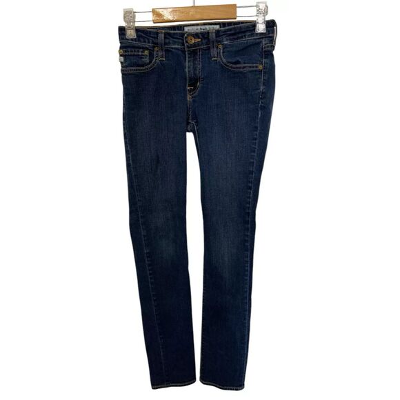 Big Star 1974 Women's Jealousy Skinny Jeans Size 26R ( 26x30) Dark Wash Pockets - Picture 2 of 11